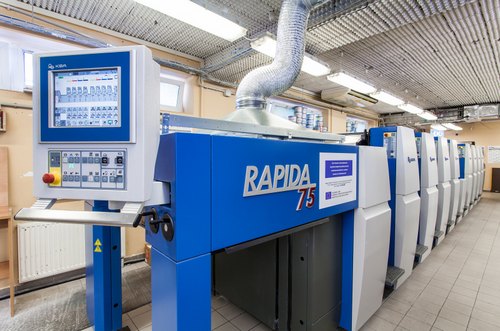 Восьмикрасочная Rapida 75 для печати 4+4 — новый флагман в печатном цеху типографии