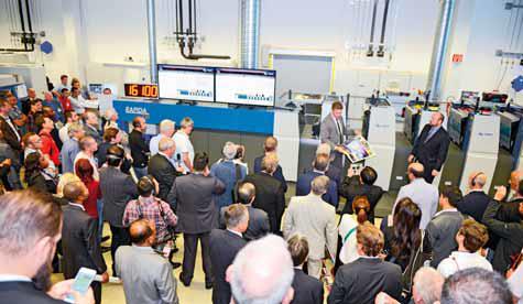 Over 160 print experts from Poland, the Czech Republic and Slovakia attended the UV open house at KBA-Sheetfed in June 2015 to see a Rapida 75 with LED-UV live in action