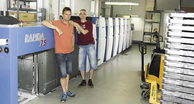 В печатном цеху типографии SIKI (Чехия) работают уже две машины KBA Rapida — 75E и 75-5+L
