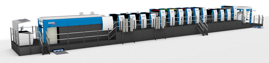 Самая длинная на сегодняшний день машина большого формата с 14 печатно-отделочными секциями, которую заказал у KBA-Sheetfed один из европейских упаковочных концернов