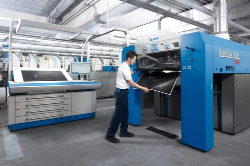 The Rapida RSP 106 rotary screen press is based on proven Rapida sheetfed offset technology